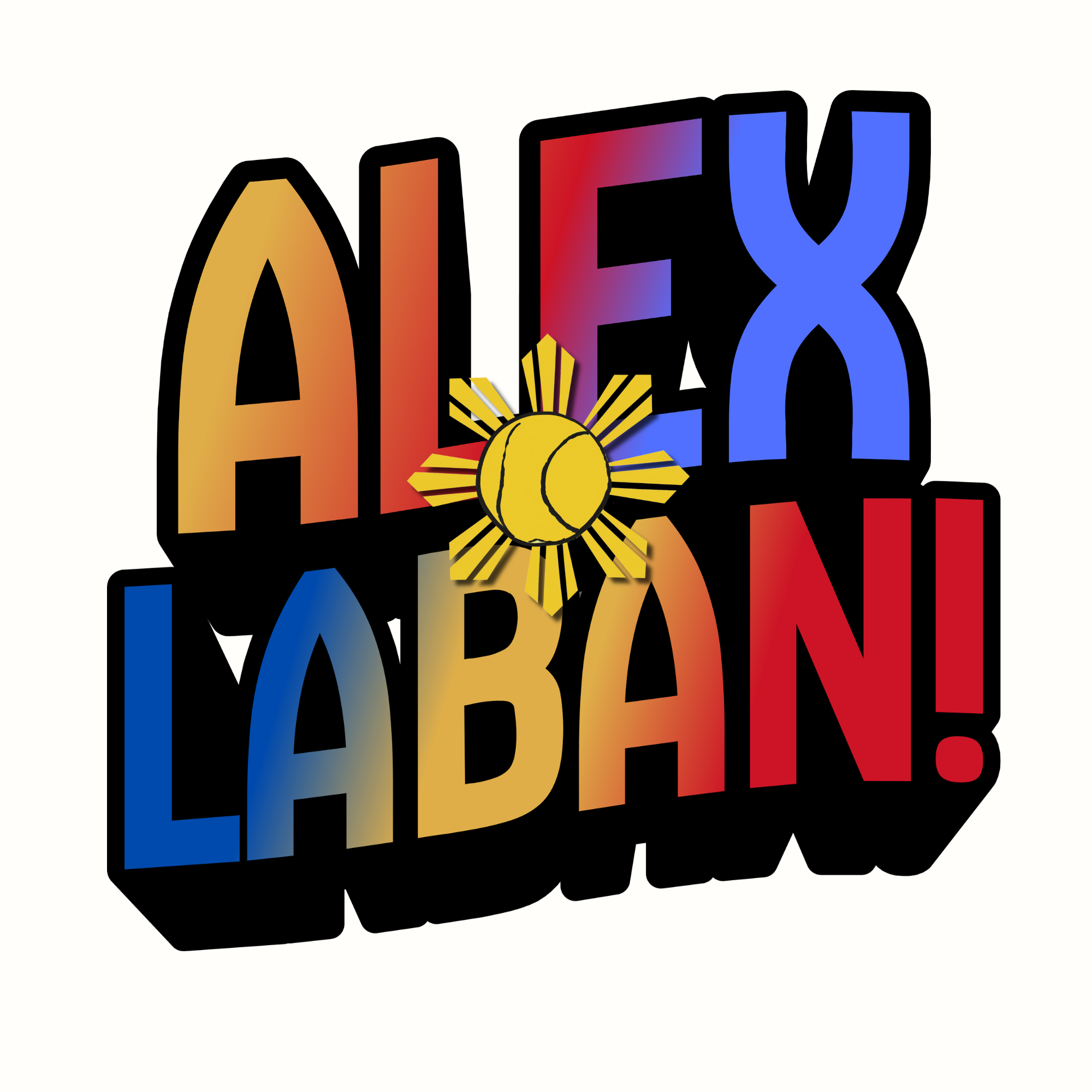 ALEX LABAN! cheer card design, alternate